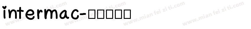 intermac字体转换
