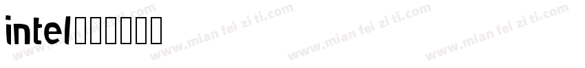 intel字体转换