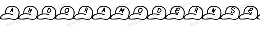 andoramodernserif字体转换
