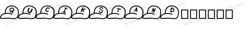 qucikstand字体转换