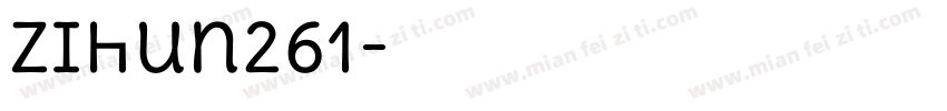 zihun261字体转换