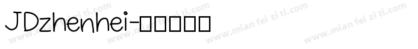 JDzhenhei字体转换