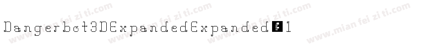 Dangerbot3DExpandedExpanded-X1ZG字体转换