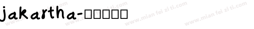 jakartha字体转换