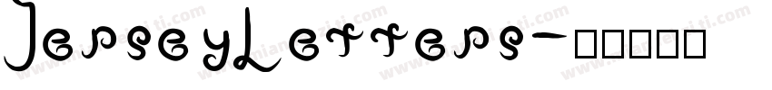 JerseyLetters字体转换