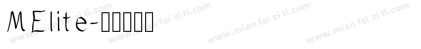 MElite字体转换