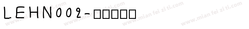 LEHN002字体转换