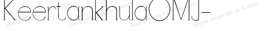 KeertankhulaOMJ字体转换