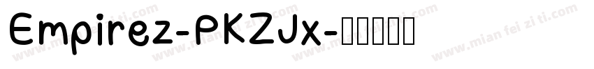 Empirez-PKZJx字体转换