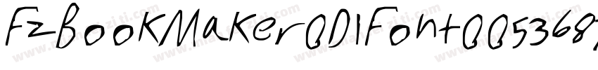 FzBookMaker0DlFont00536873708字体转换