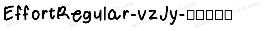 EffortRegular-vzJy字体转换