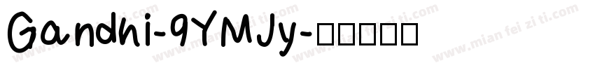 Gandhi-9YMJy字体转换