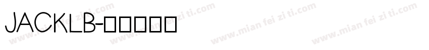 JACKLB字体转换