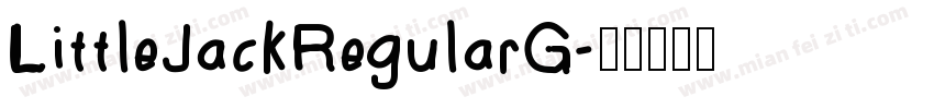 LittleJackRegularG字体转换