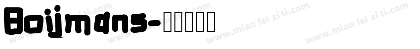 Boijmans字体转换