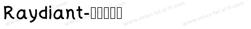 Raydiant字体转换