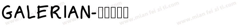 GALERIAN字体转换