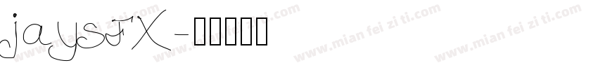 jaysFX字体转换