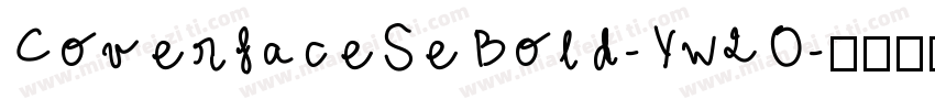 CoverfaceSeBold-Yw2O字体转换