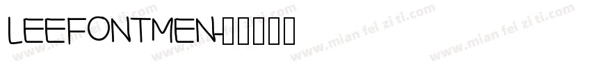 LEEFONTMEN字体转换