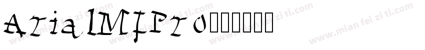 ArialMIPro字体转换