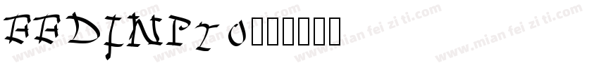 FFDINPro字体转换