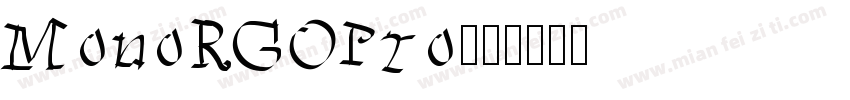 MonoRGOPro字体转换