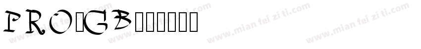 PRO-GB字体转换