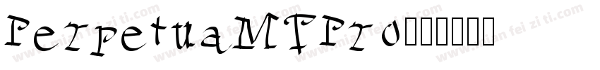 PerpetuaMTPro字体转换