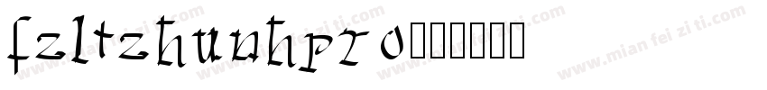 fzltzhunhpro字体转换
