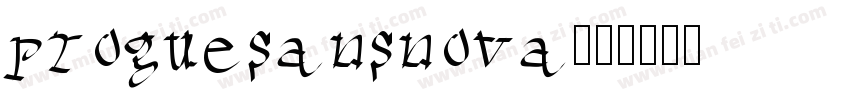 proguesansnova字体转换
