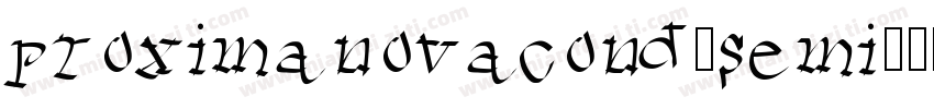 proximanovacond-semi字体转换