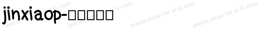 jinxiaop字体转换
