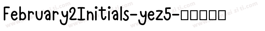 February2Initials-yez5字体转换