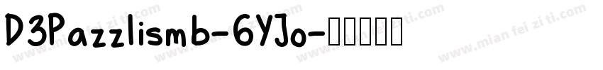 D3Pazzlismb-6YJo字体转换