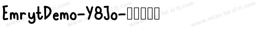 EmrytDemo-Y8Jo字体转换