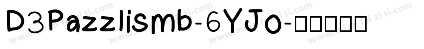 D3Pazzlismb-6YJo字体转换