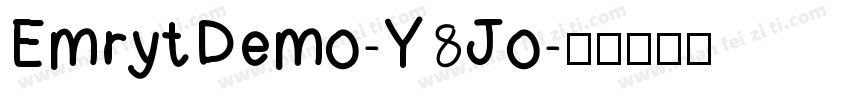 EmrytDemo-Y8Jo字体转换