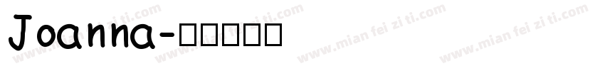 Joanna字体转换
