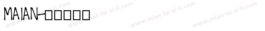 MAIAN字体转换