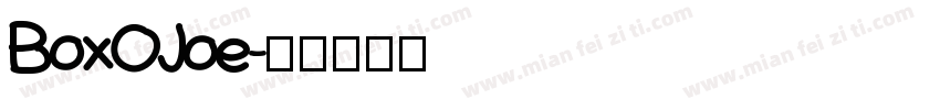BoxOJoe字体转换