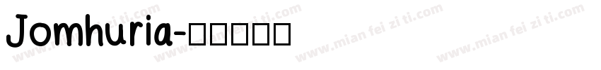 Jomhuria字体转换