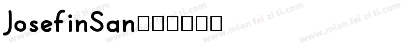 JosefinSan字体转换