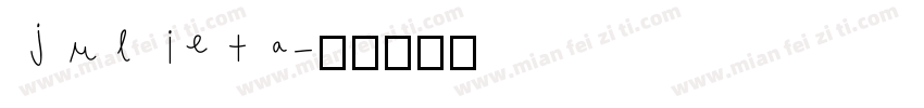 julieta字体转换
