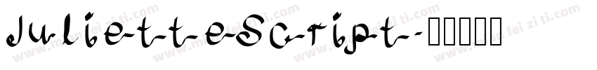 JulietteScript字体转换