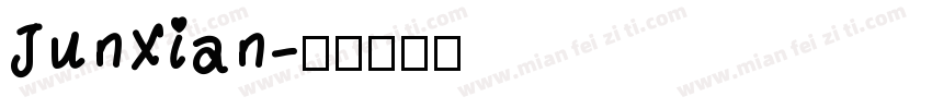 JunXian字体转换