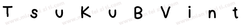 TsuKuBVintageMinLPro字体转换