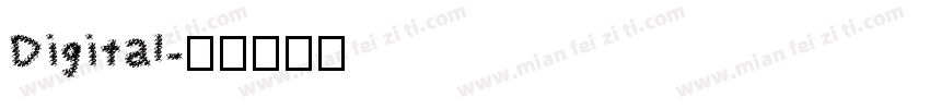 Digital字体转换