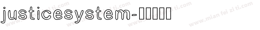 justicesystem字体转换