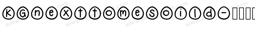 KGnexttomesoild字体转换